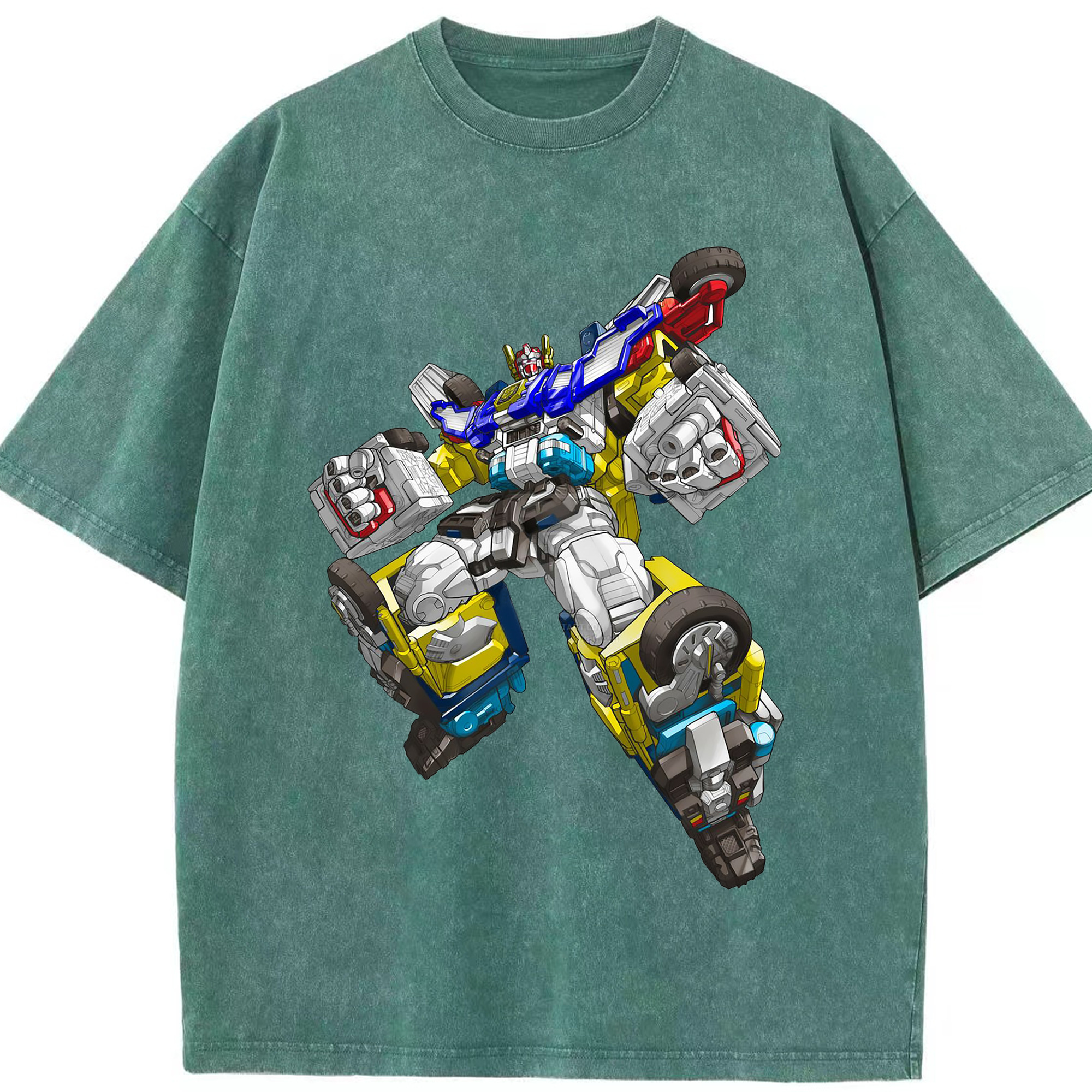 （画像用）  綿100% ヴィンテージ風 半袖Tシャツ（フロントプリント）